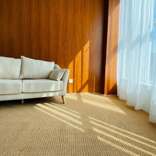 A carpet floor mat