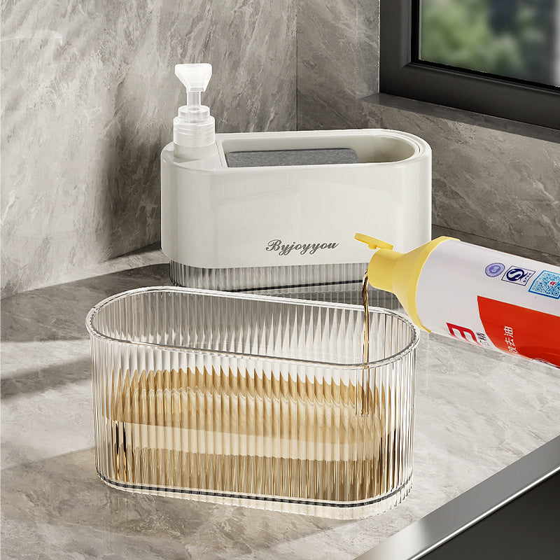 A detergent sub-bottle press box