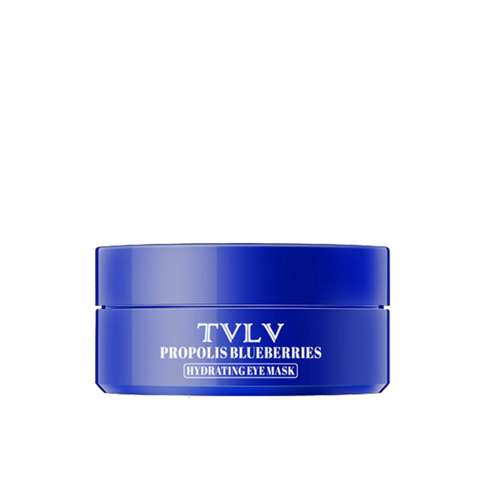 A TVLV rice puree eye mask sticker, moisturizing and brightening around the eyes, propolis blueberry water translucent and moisturizing eye mask