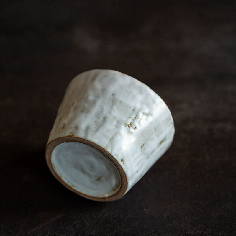 A ceramic teacup