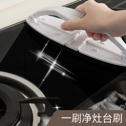A Household decontamination cleaning brush countertop wiping gas stove brush kitchen bathroom floor tile wiping stove brush home