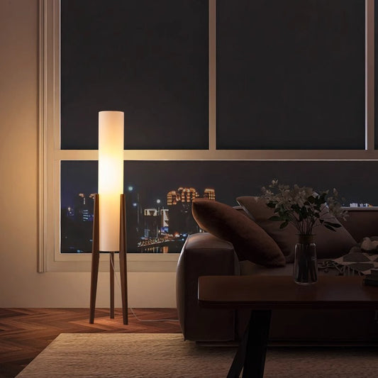 A Log antique bedroom floor lamp Living room sofa floor lamp Coffee table lamp