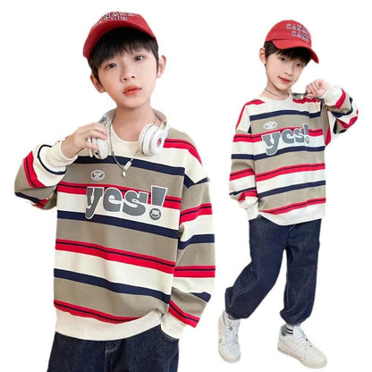 A children's long-sleeved top