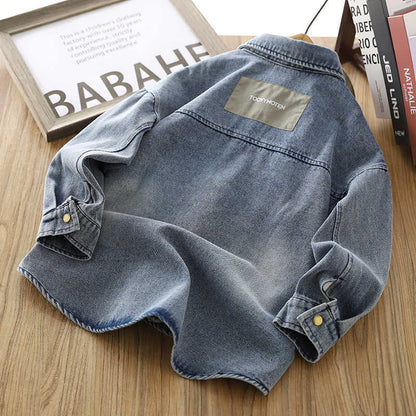 A children's denim jacket
