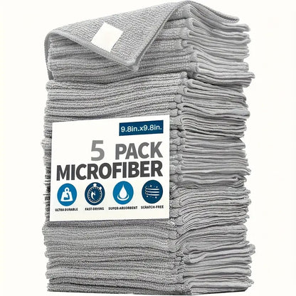 A Absorbent microfiber rag Kitchen dishcloth Home cleaning scouring cloth Car cleaning rag
