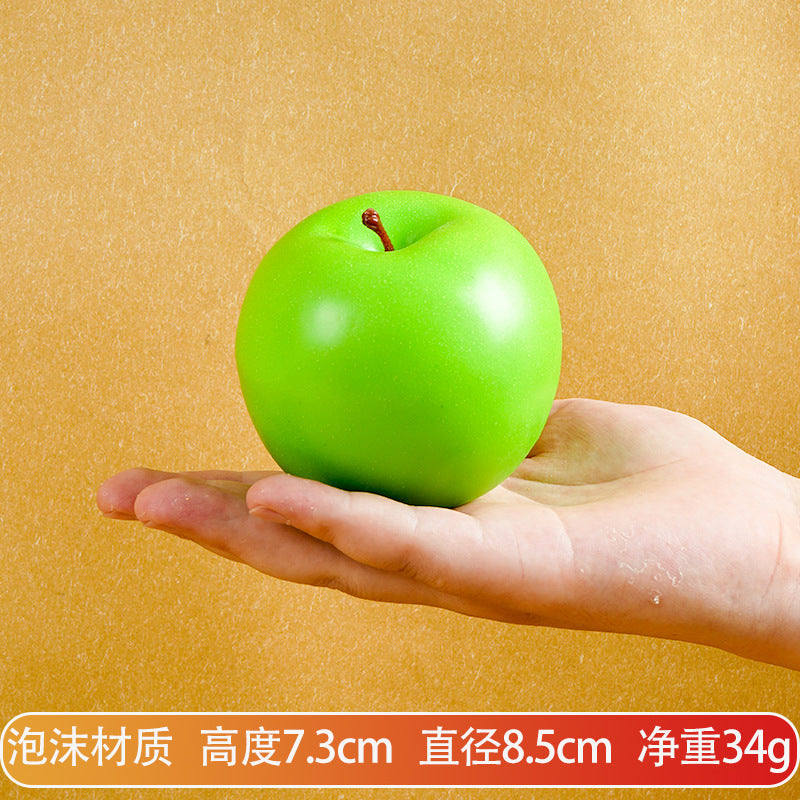 A Simulated fruits, fake fruits, apples, oranges, oranges, models, plastic decorations, ornaments, shooting props, children's teaching aids