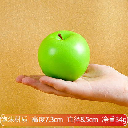 A Simulated fruits, fake fruits, apples, oranges, oranges, models, plastic decorations, ornaments, shooting props, children's teaching aids