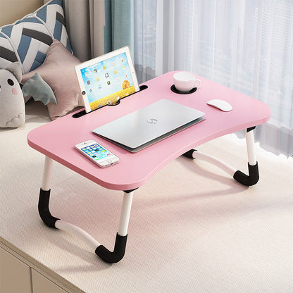 A: Removable bed table dormitory folding desk free computer desk office furniture