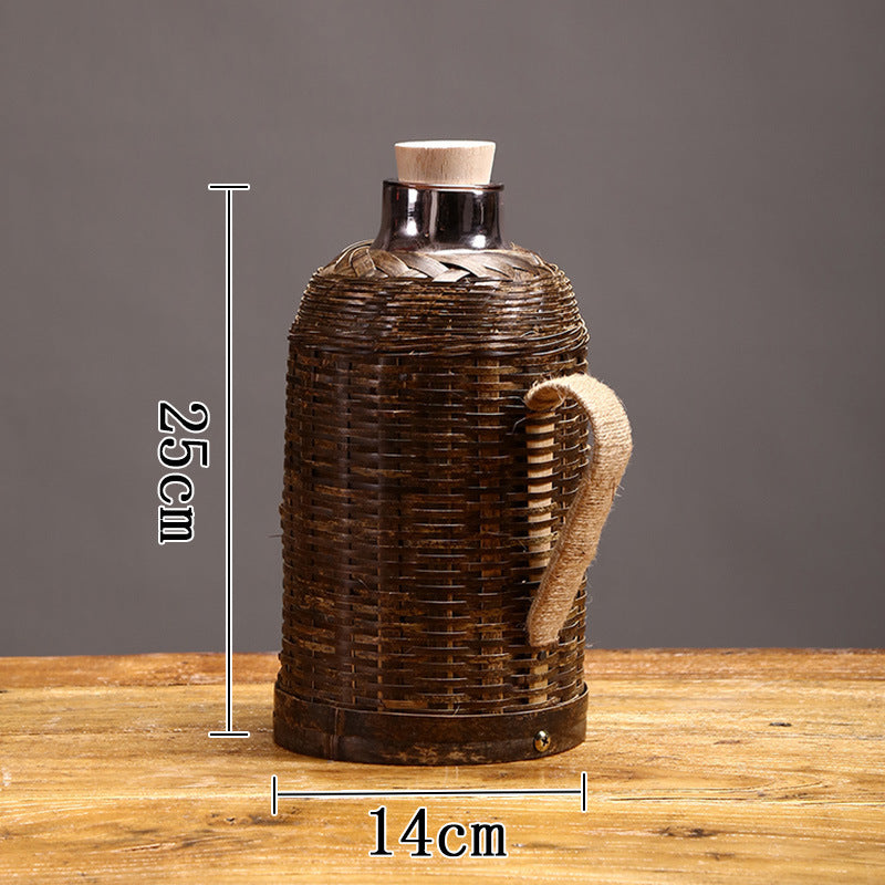 A bamboo kettle