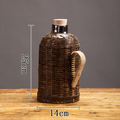 A bamboo kettle