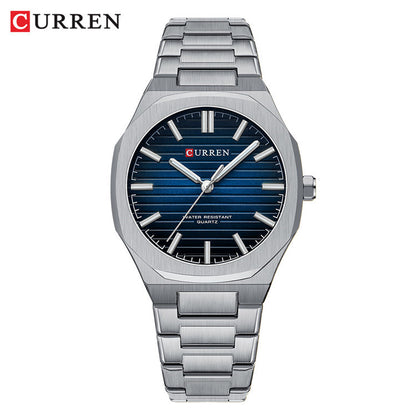 A  8456 men's steel belt business watch quartz simple men's watch cross-border explosion spot wholesale