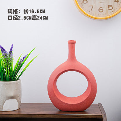 A ceramic vase