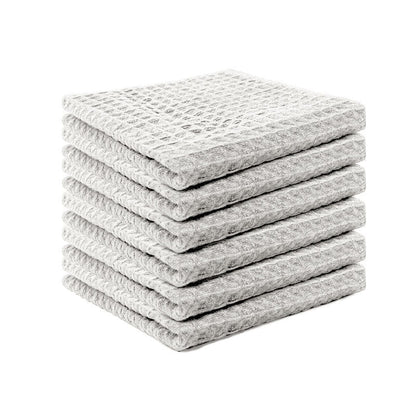 A Waffle rag coffee milk tea shop bar special cleaning towel thickened not easy to lose hair quick drying cleaning towel