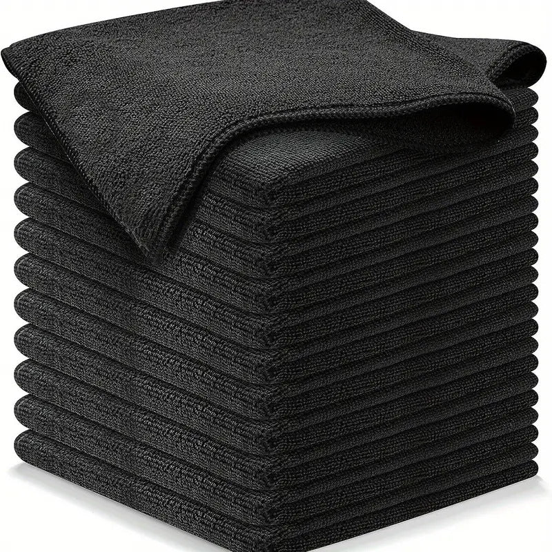 A Absorbent microfiber rag Kitchen dishcloth Home cleaning scouring cloth Car cleaning rag