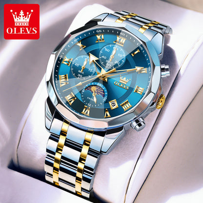 Custom watch design A Solid Steel Belt Butterfly Buckle Watch Watch