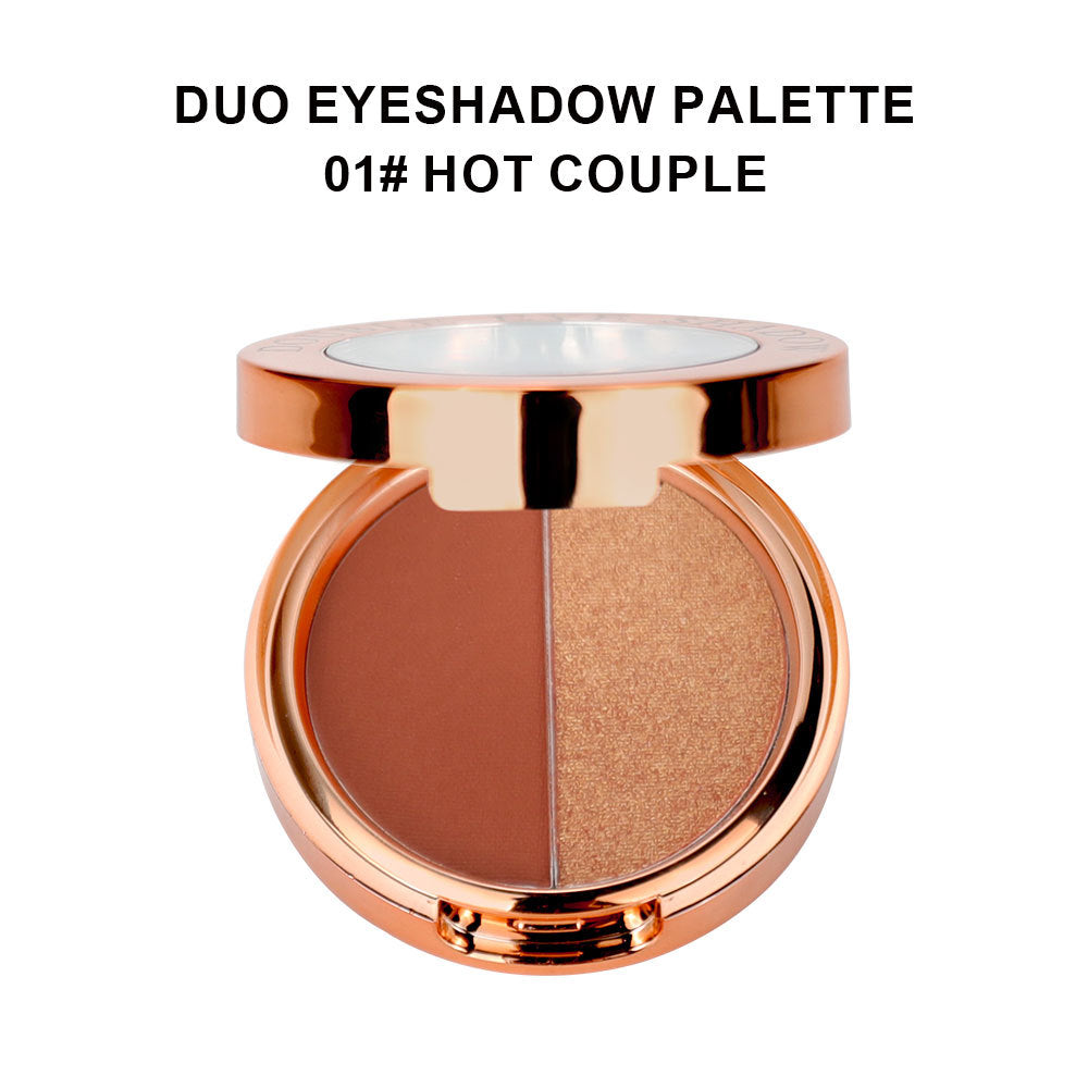 A two color eyeshadow —— Customizable logo MOQ 100 pieces