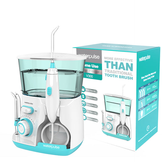 A Waterpulse Tooth Flusher Tooth Cleaner Household Electric Water Dental Floss Cleansing