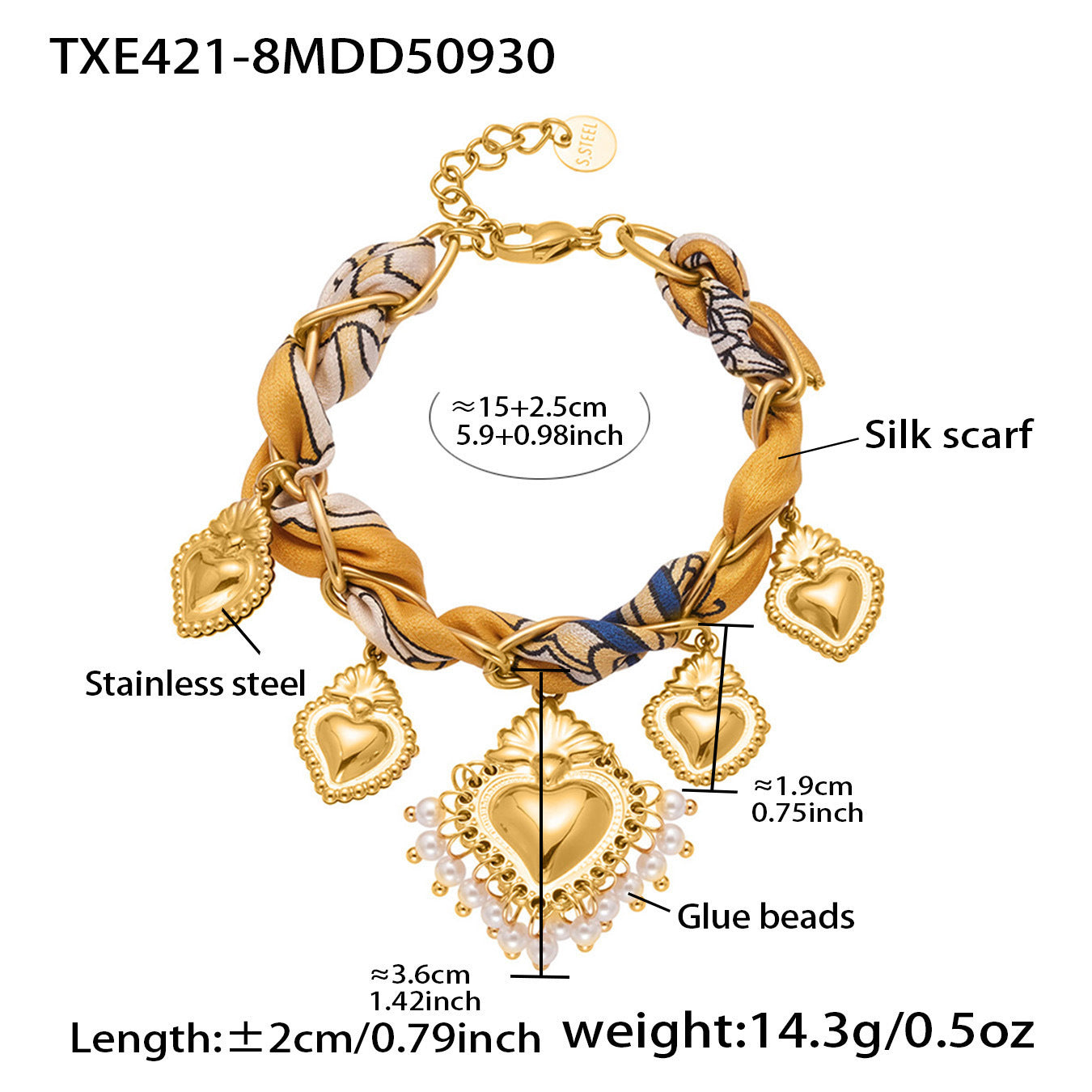 A pendant necklace bracelet jewelry