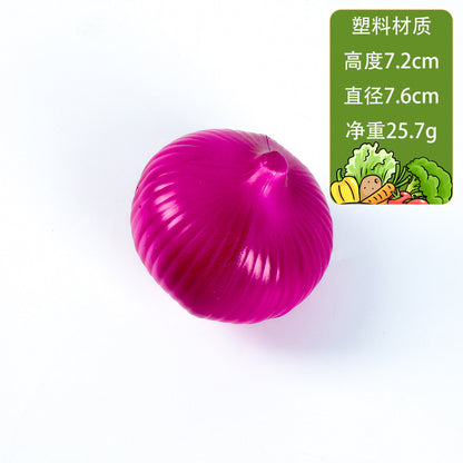 A simulated plastic vegetable spot wholesale props children's teaching aids plastic fake fruit eggplant potato carrot model