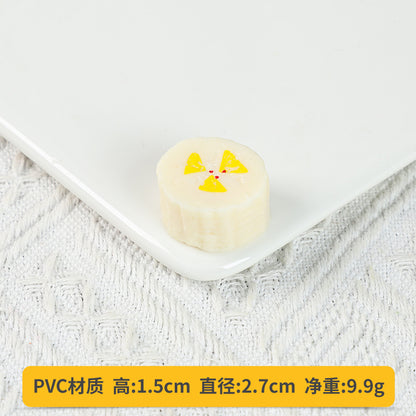 A Fake fruit slice Lemon slice Watermelon slice Fake cherry decoration photo Fruit props High imitation fruit slice model