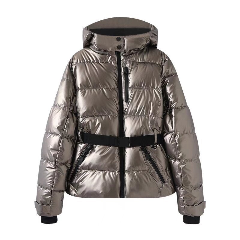 A winter ski jacket
