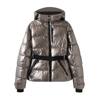 A winter ski jacket
