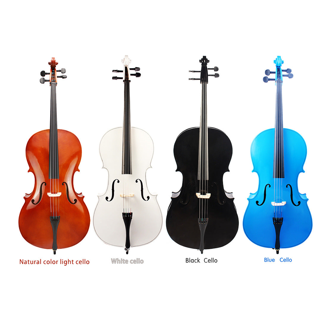 A Solid wood universal cello, adult children's beginner practice grade test playing cello cello