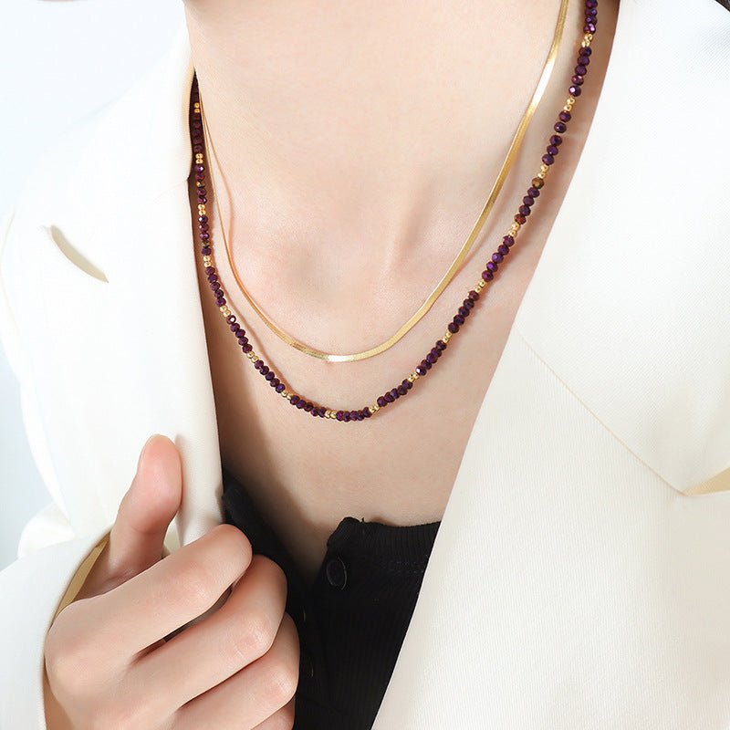 A necklace jewelry