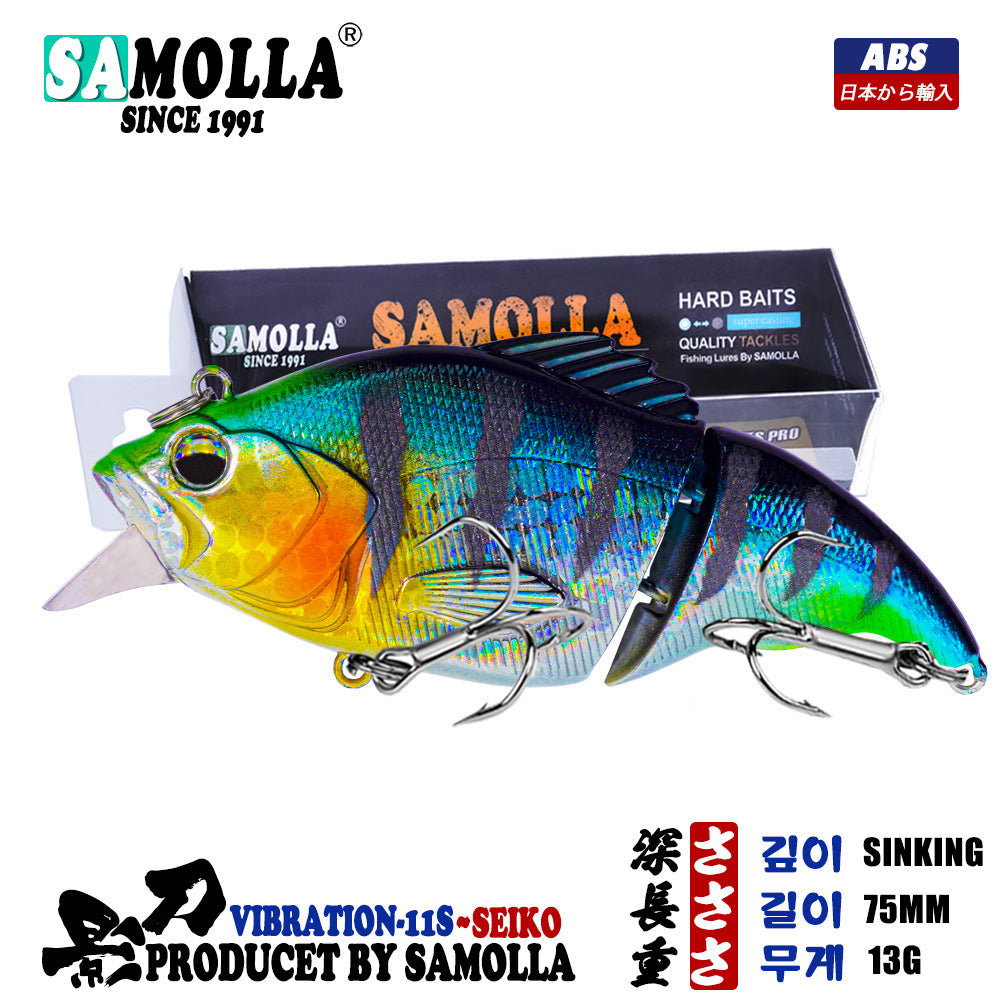 A Realistic Multi-section Swimbait  Slow Sinking
