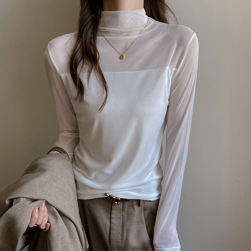 A long-sleeved top
