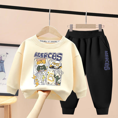 A children's sweater set