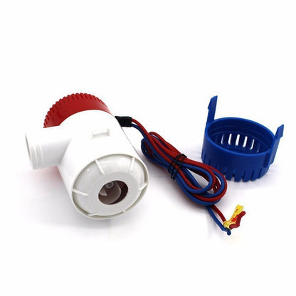 A Bilge Pump, Marine Drainage Pump, DC Submersible Pump, Micro Water Pump 1100gph Gallon RV Water Supply Pump