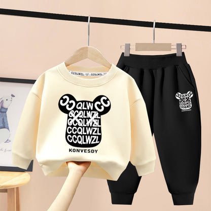 A children's sweater set