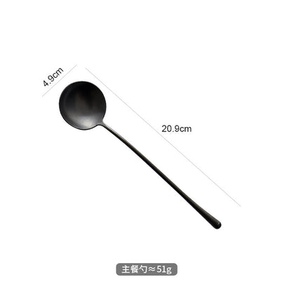 A retro old black tableware set