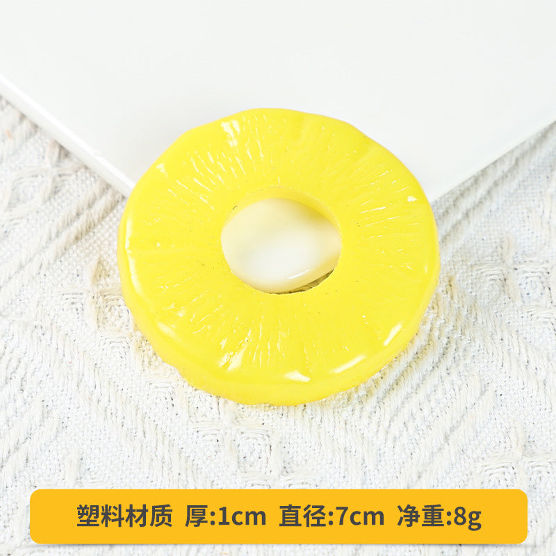 A Fake fruit slice Lemon slice Watermelon slice Fake cherry decoration photo Fruit props High imitation fruit slice model