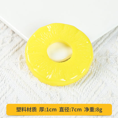 A Fake fruit slice Lemon slice Watermelon slice Fake cherry decoration photo Fruit props High imitation fruit slice model