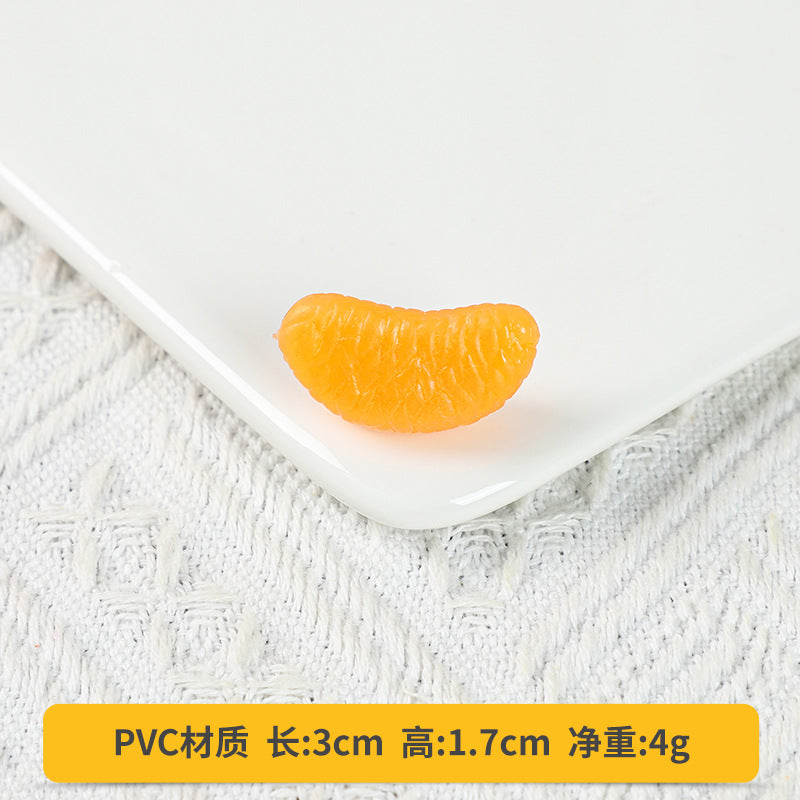 A Fake fruit slice Lemon slice Watermelon slice Fake cherry decoration photo Fruit props High imitation fruit slice model
