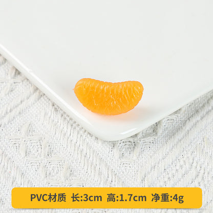 A Fake fruit slice Lemon slice Watermelon slice Fake cherry decoration photo Fruit props High imitation fruit slice model
