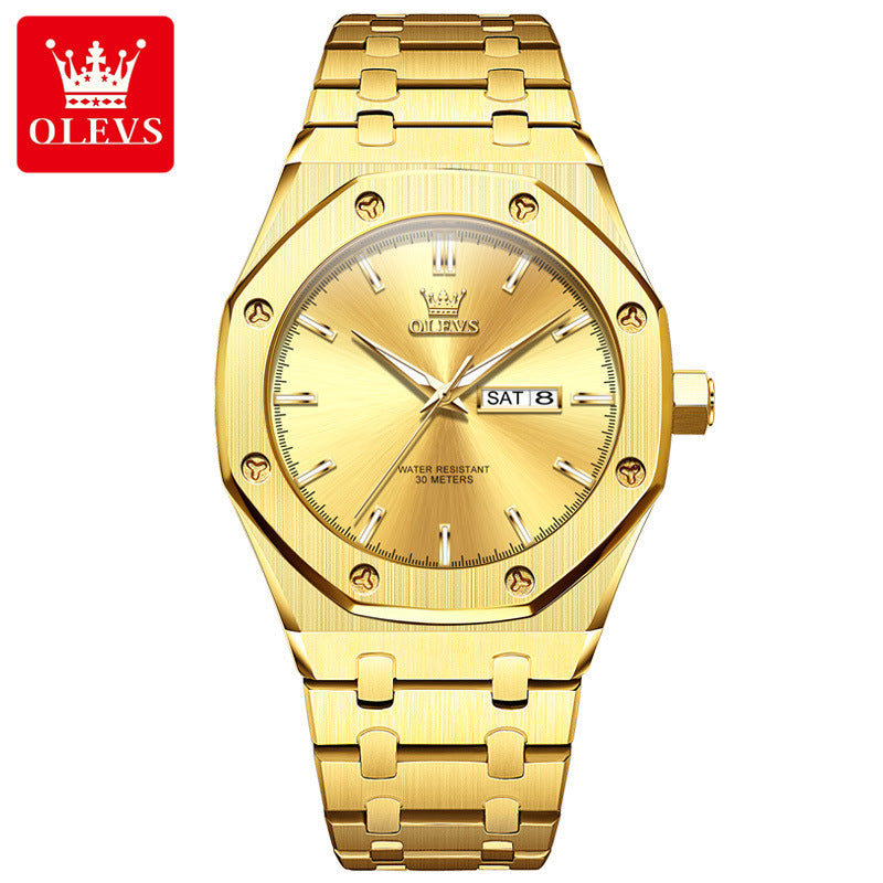 Custom watch design A watch automatic ultra-thin square luminous steel belt