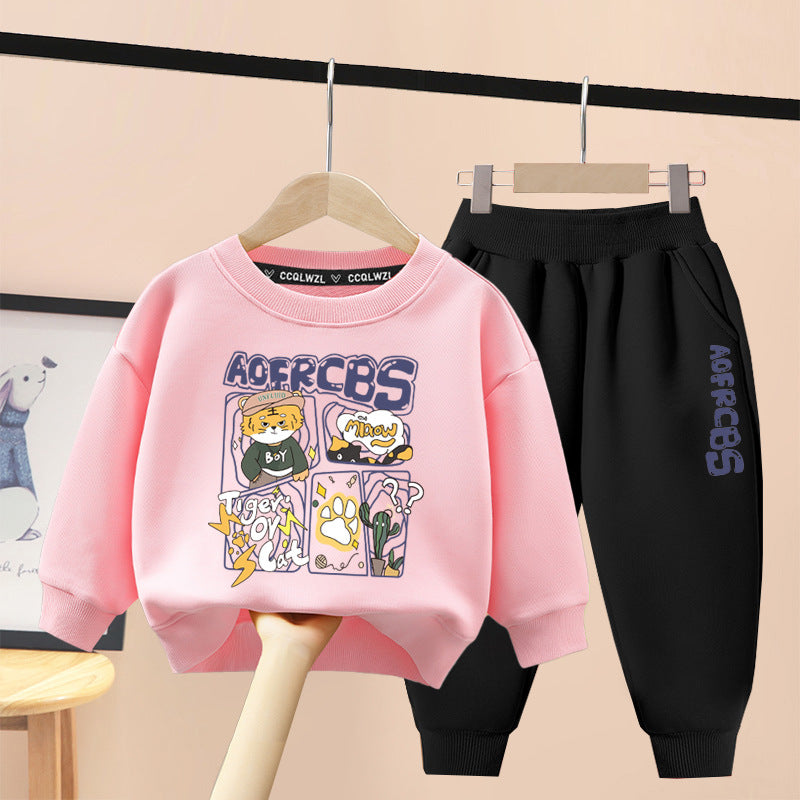 A children's sweater set