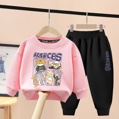 A children's sweater set