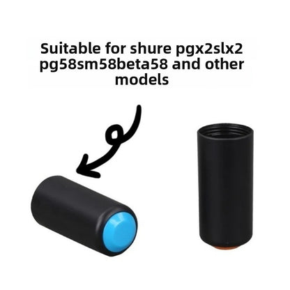 A Universal Shure Microphone Accessories Tail Microphone Wireless Microphone Tail Cover Battery Cover Plastic Microphone Cover Battery Back Cover