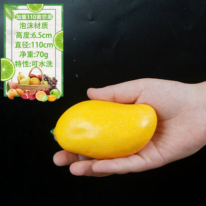 A simulation weighted fruit ornaments window display layout home decoration photography props fruit sakya fruit star fruit