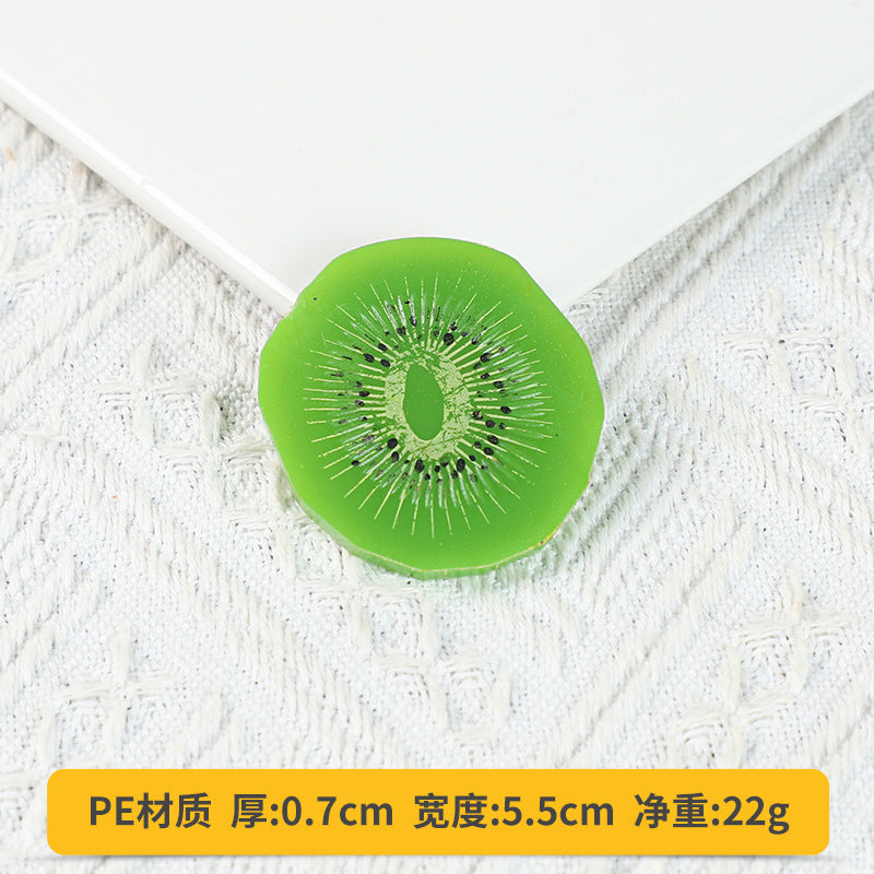 A Fake fruit slice Lemon slice Watermelon slice Fake cherry decoration photo Fruit props High imitation fruit slice model