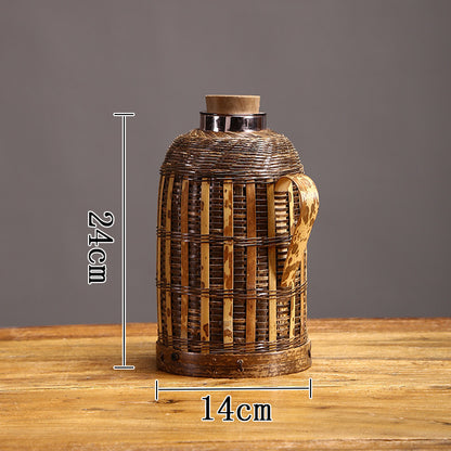 A bamboo kettle