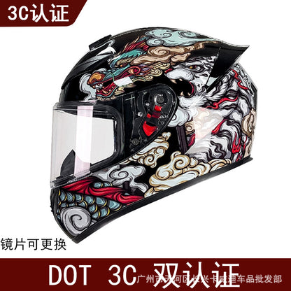 A locomotive helmet