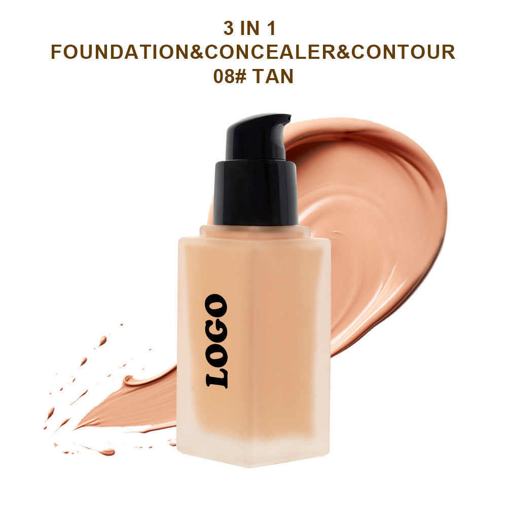 A concealer foundation —— Customizable logo MOQ 100 pieces