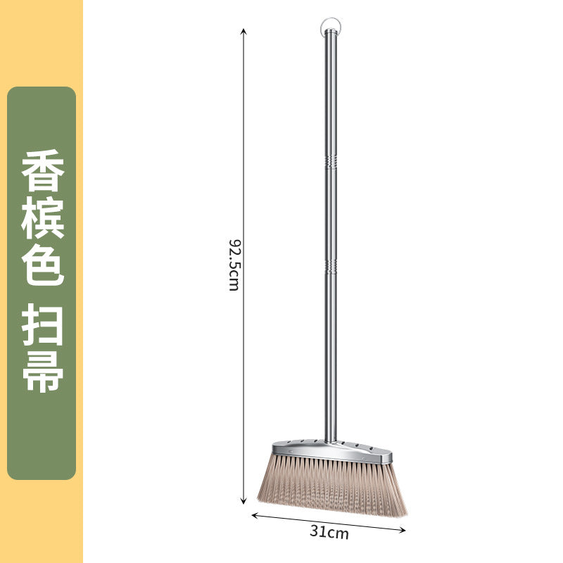 A stainless steel enlarged sweeping broom sanitary waste