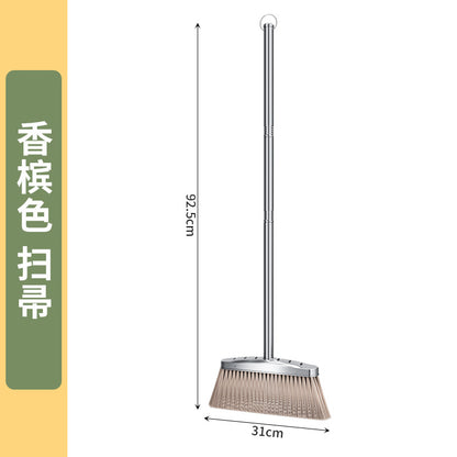 A stainless steel enlarged sweeping broom sanitary waste