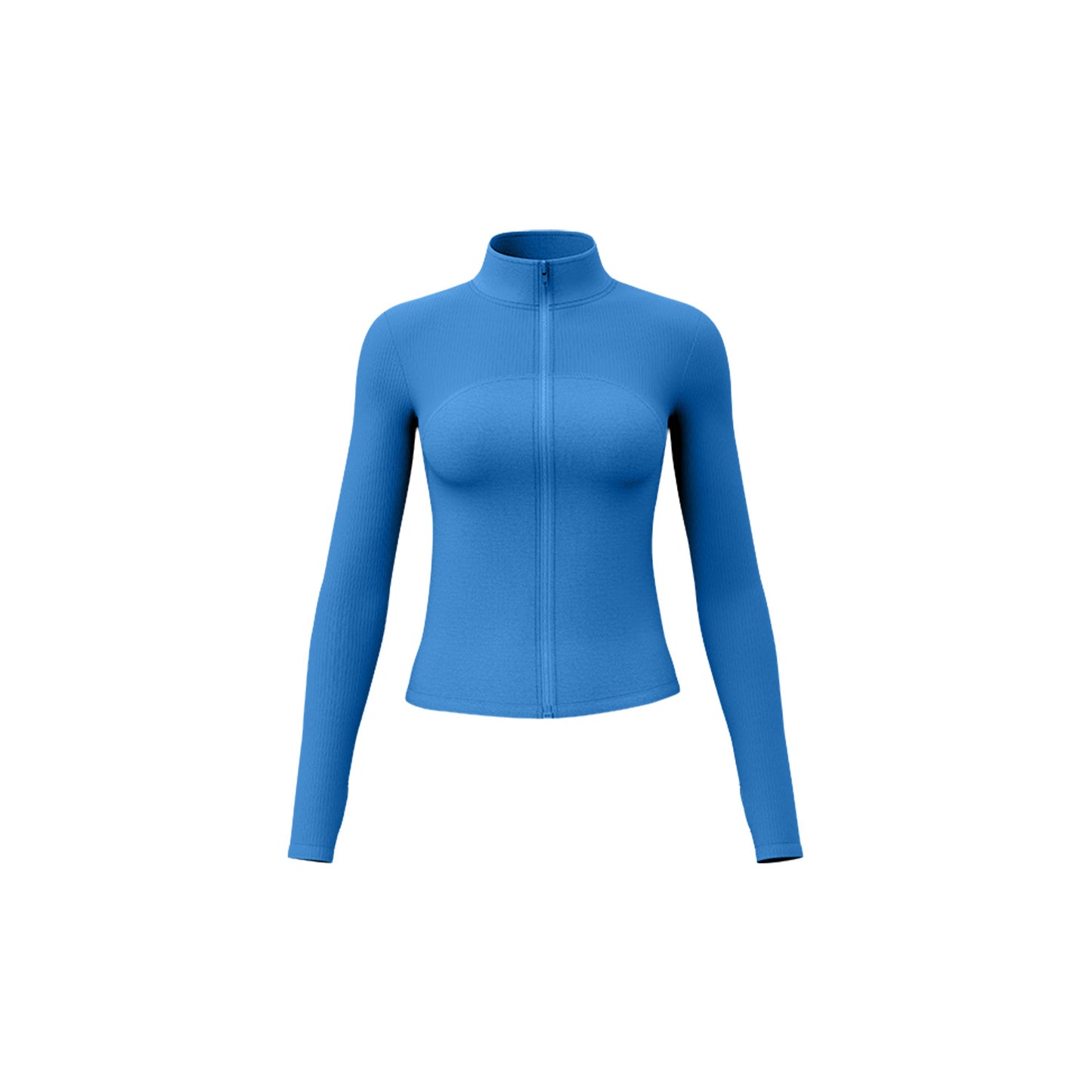 A new striped sports jacket outdoor running slim and thin stand-up neck yoga jacket